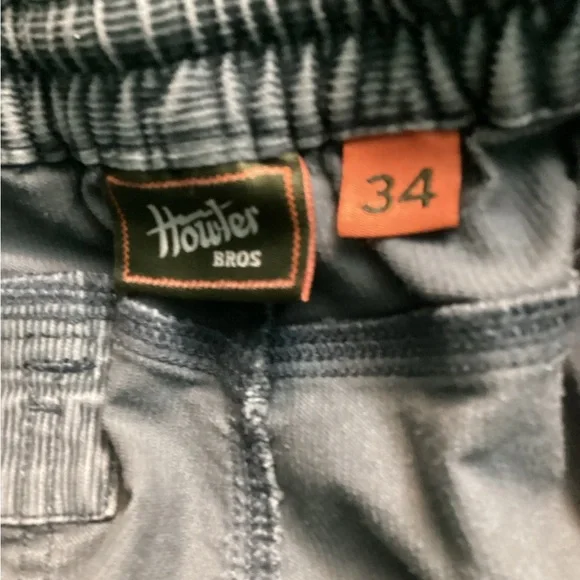 Howler Brothers Dark Gray Shorts with Orange Detail - Picture 7 of 8